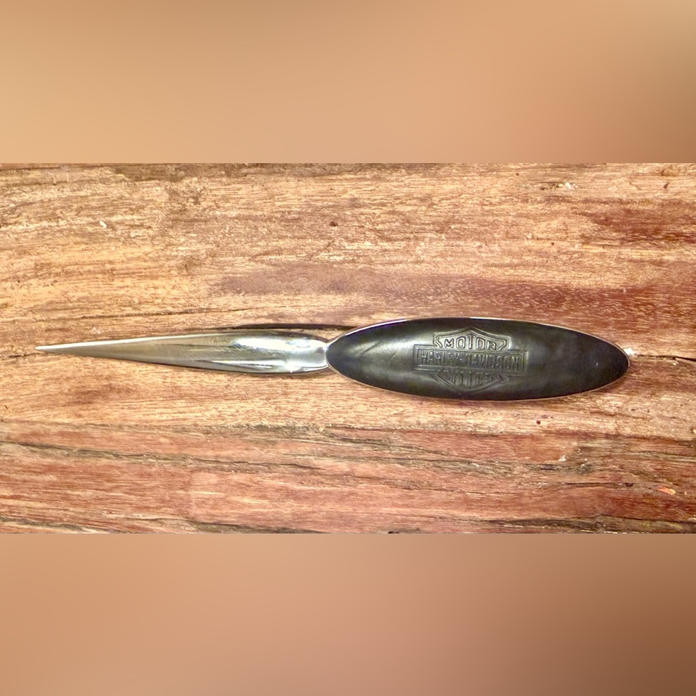 Harley Davidson Leather Letter Opener Vintage